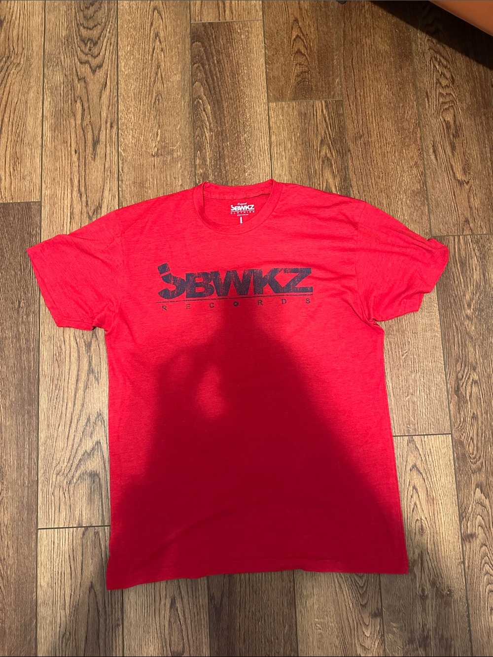 JBWKZ Jabbaweockeez Records Red Logo Short Sleeve Tee
